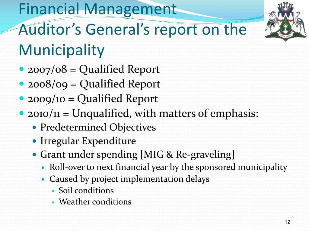 PPT - Pixley ka Seme District Municipality Presentation on Municipal ...