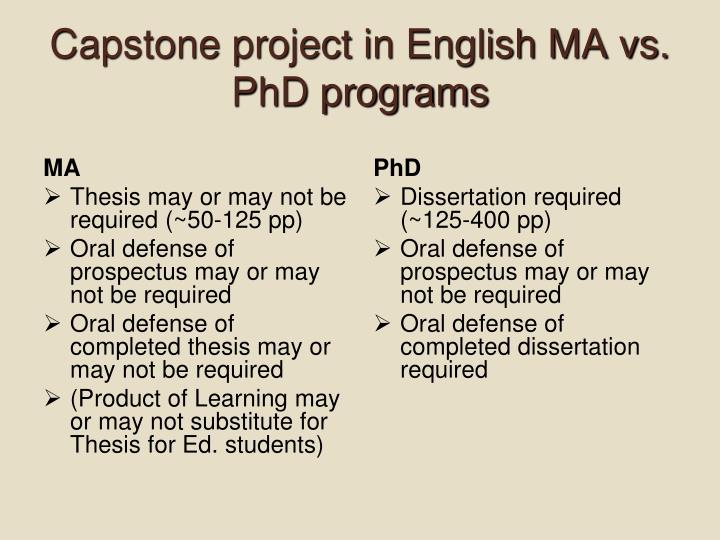 Combined ma phd english less coursework