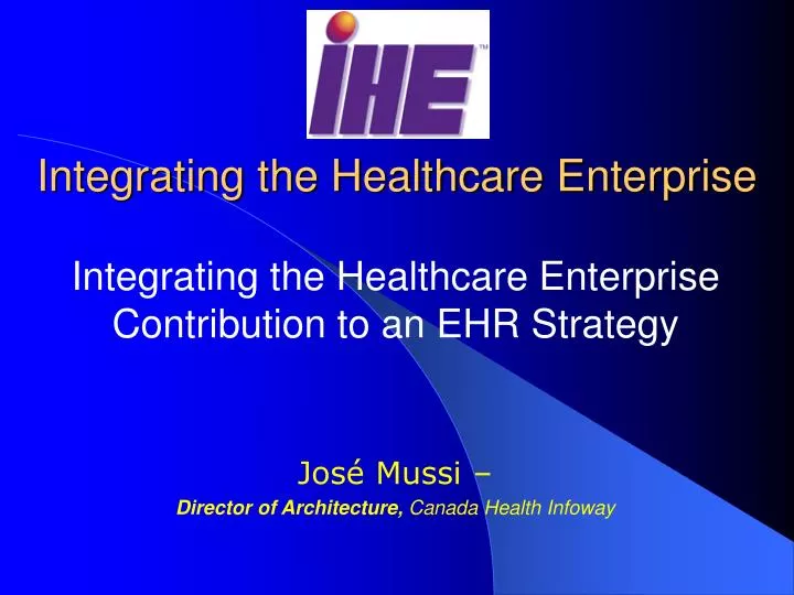 integrating the healthcare enterprise n.