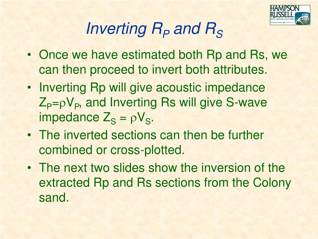promc hampson russell 10 promc hampson russell 10
