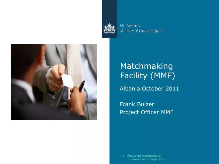 Matchmaking facilitet mmf