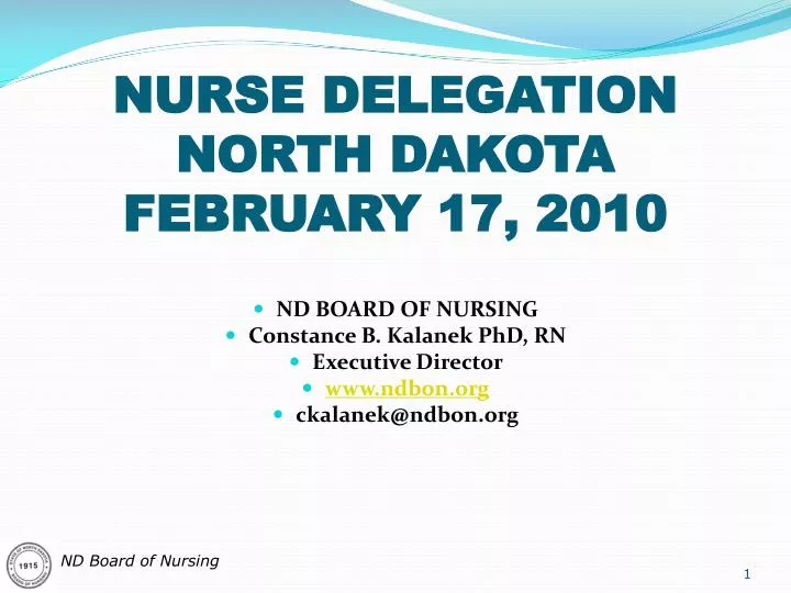 delegation in nursing