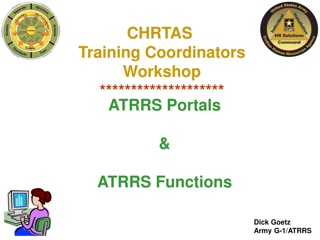PPT CHRTAS Training Coordinators
