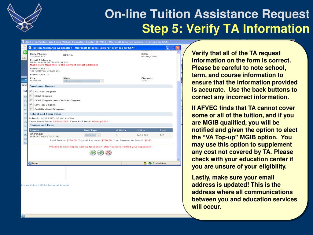 Ppt Air Force Portal Log Onto The Af Portal With Your Username