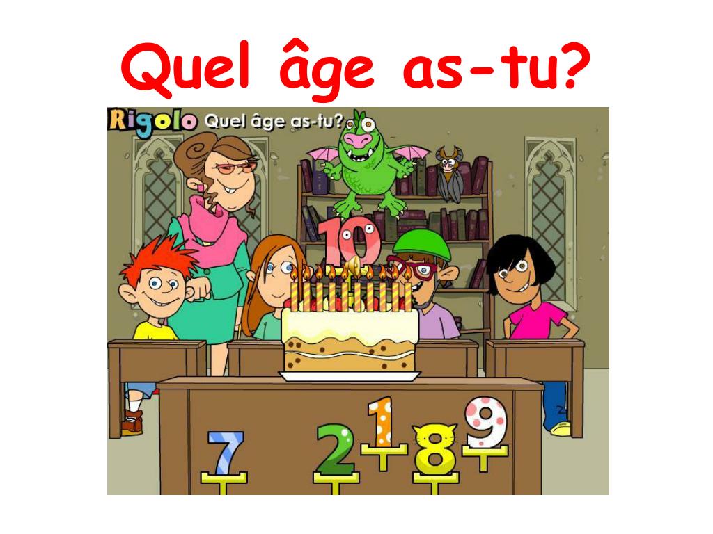 Comment Dire Quel Age As Tu En Anglais PPT - Quel âge as-tu? PowerPoint Presentation, free download - ID:3212817