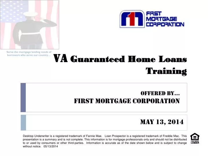 PPT VA Guaranteed Home Loans Training PowerPoint Presentation, free