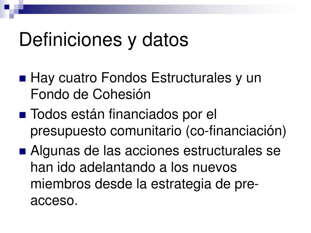 PPT - El Presupuesto de la UE y cómo se gasta: Fondos Estructurales y ...