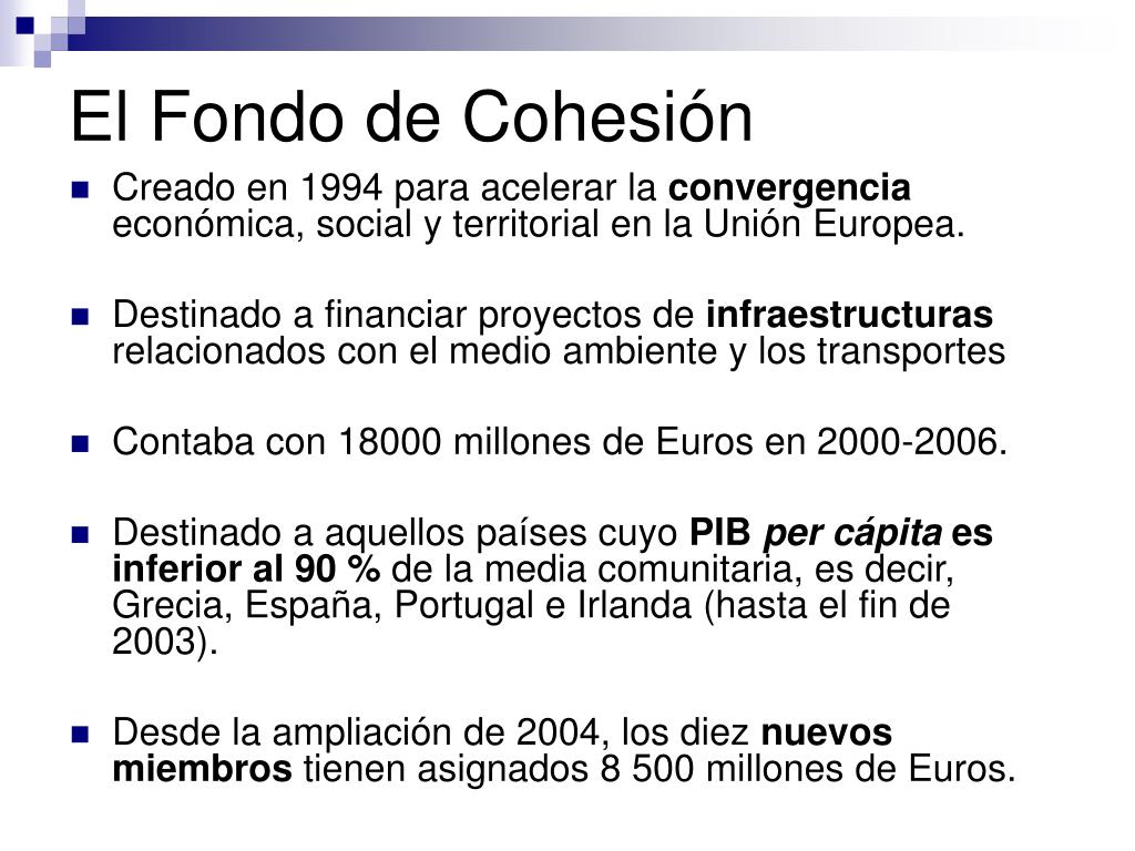 PPT - El Presupuesto de la UE y cómo se gasta: Fondos Estructurales y ...