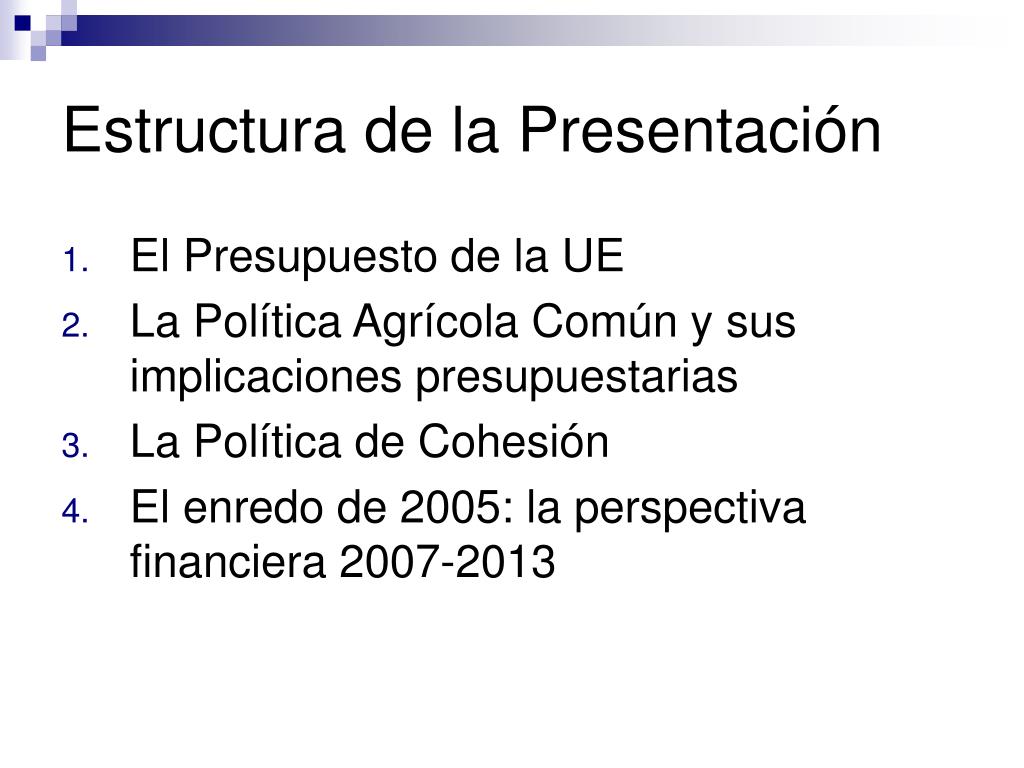 PPT - El Presupuesto de la UE y cómo se gasta: Fondos Estructurales y ...