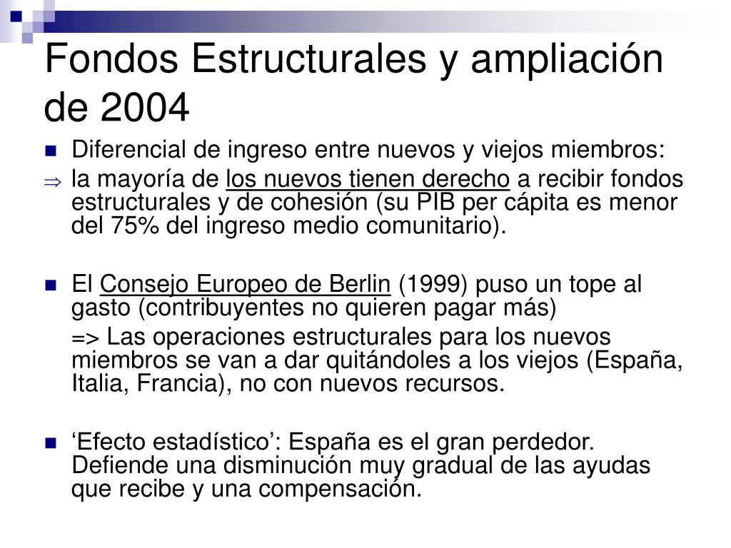 PPT - El Presupuesto de la UE y cómo se gasta: Fondos Estructurales y ...