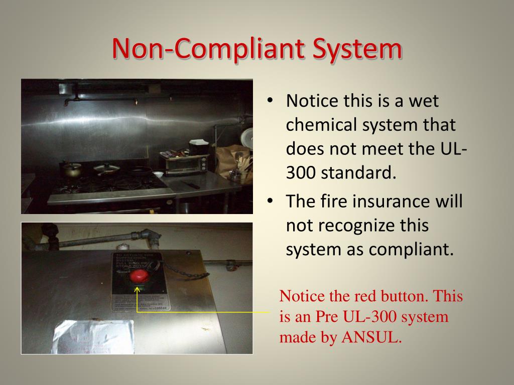 PPT Approved Commercial Cooking Systems and UL 300 Regulation