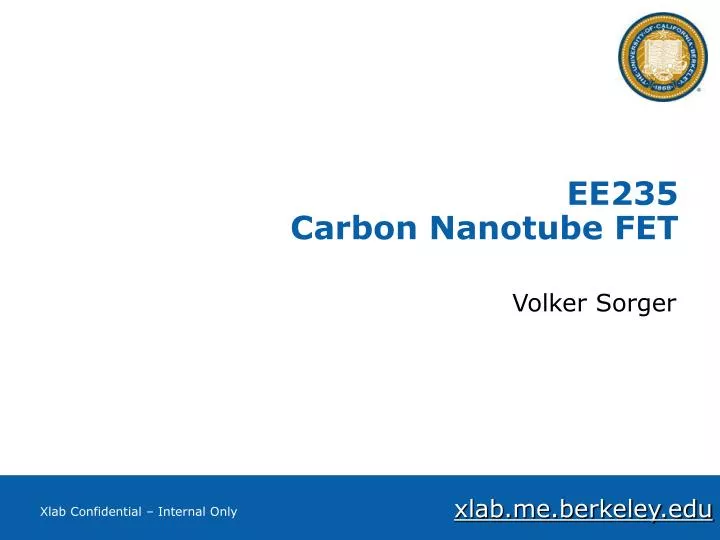 ppt - ee235 carbon nanotube fet powerpoint presentation - id:3213285 ppt - ee235 carbon nanotube fet powerpoint presentation - id:3213285, Xlab Template Presentation, Presentation templates