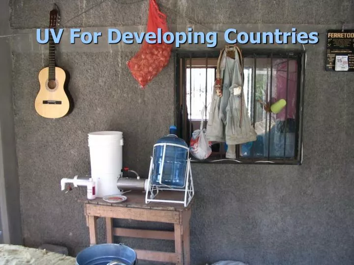 uv for developing countries n.