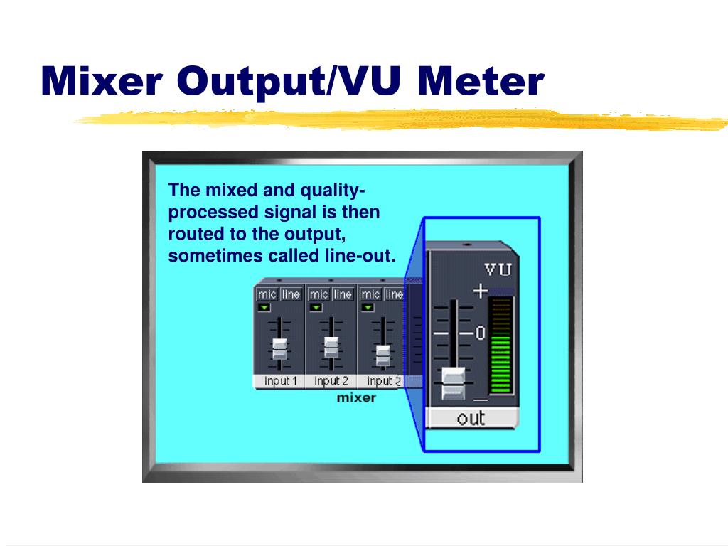 mixer vu meter mixer vu meter