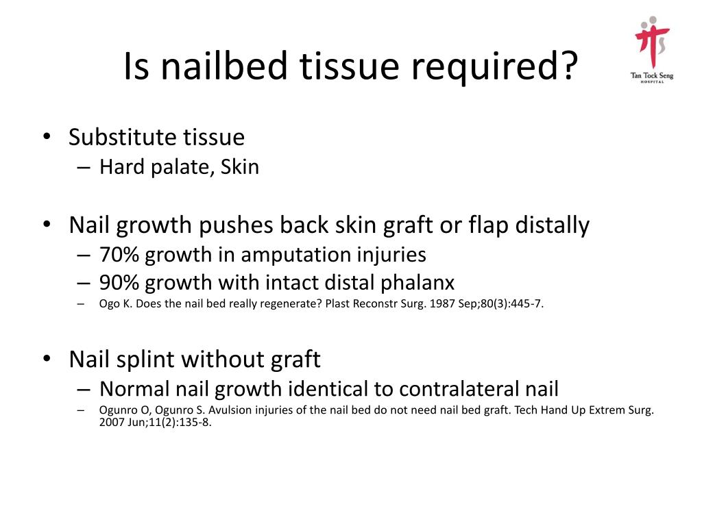PPT - Modified VY-plasty for Traumatic Distal Nailbed Loss PowerPoint  Presentation - ID:3214711