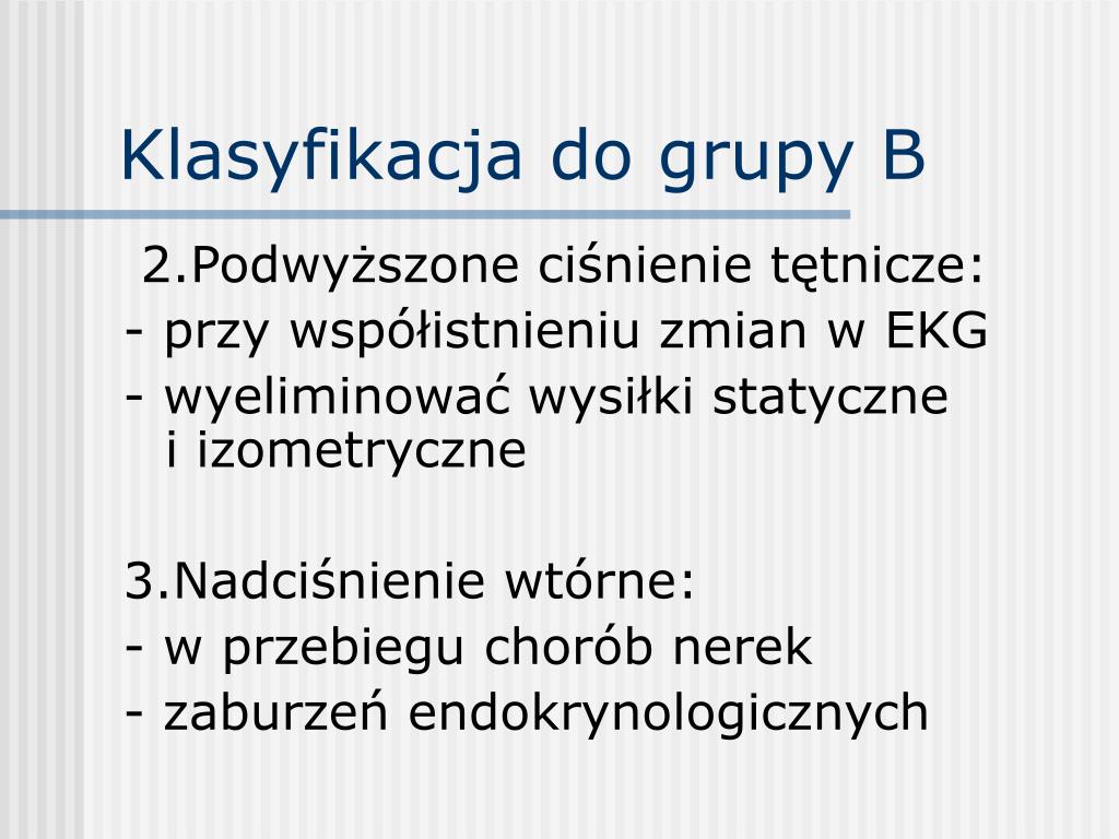 Klasyfikacja W Szkole Ponadgimnazjalnej Do Grupy Wf PPT - Rodzaje grup na zajęciach wychowania fizycznego PowerPoint