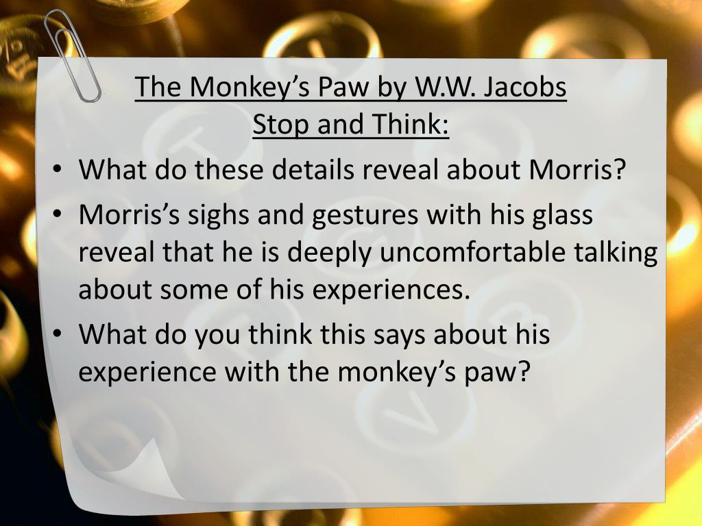 PPT The Monkey's Paw PowerPoint Presentation, free download -