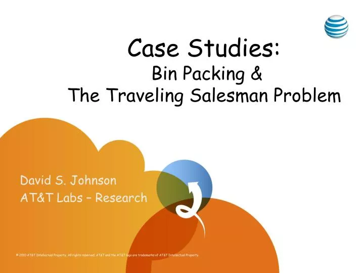 case studies bin packing the traveling salesman problem n.