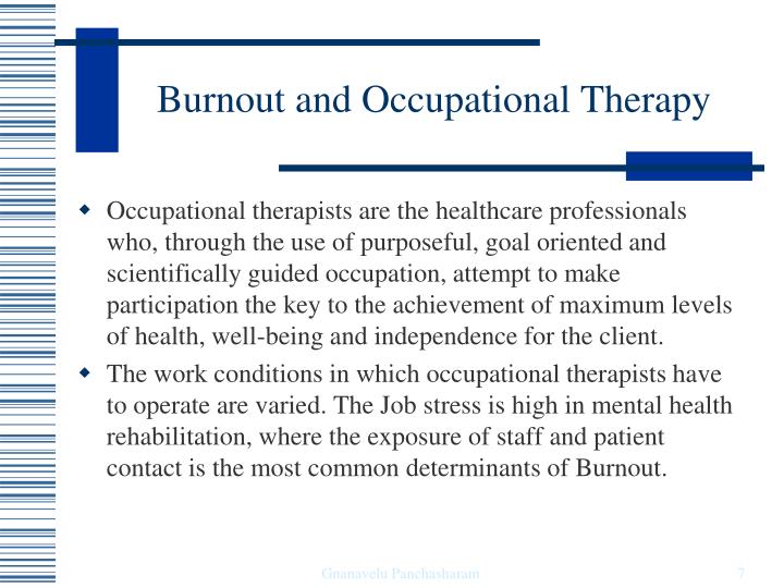 Occupational Burnout