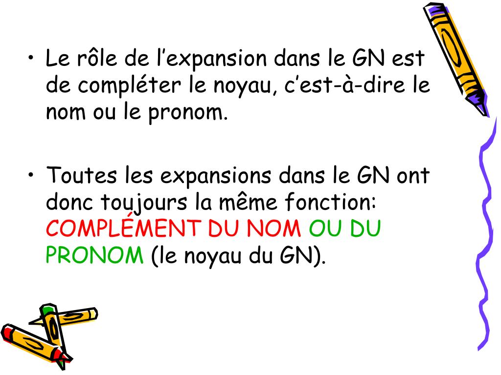 PPT - date Le groupe nominal PowerPoint Presentation, free ...