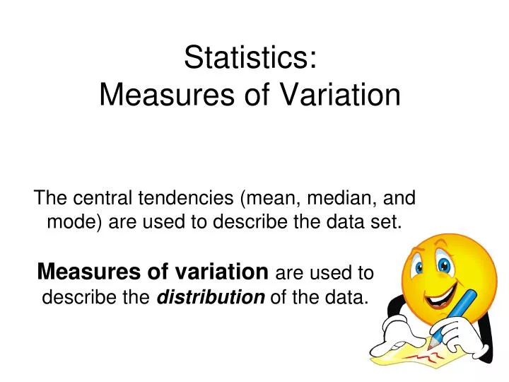 Ppt Statistics Measures Of Variation Powerpoint Presentation Free Download Id3217994 7134