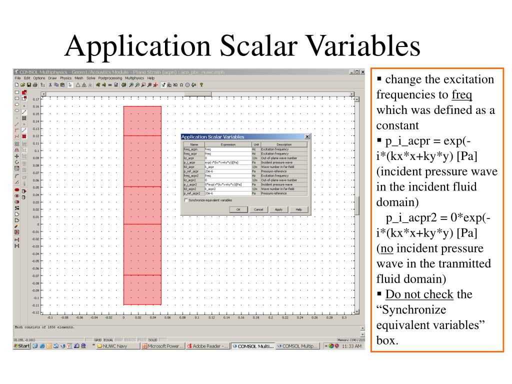 PPT COMSOL Multiphysics Acoustic Transmission Loss Through Periodic