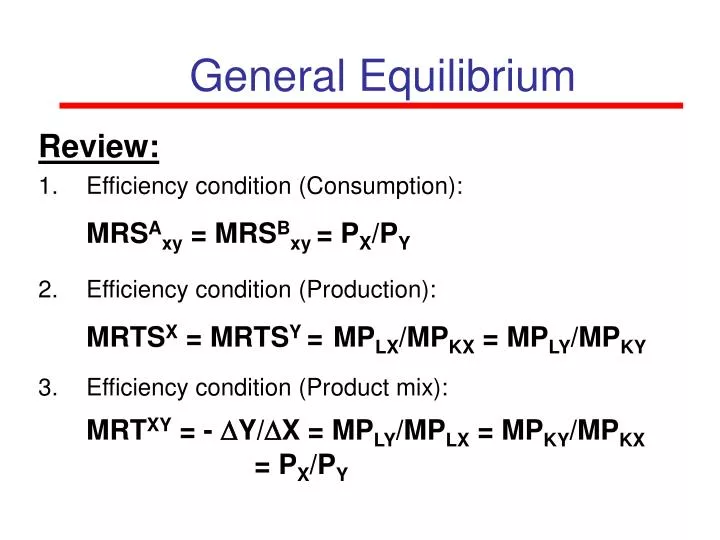 general equilibrium ppt General equilibrium theory ppt video online download.