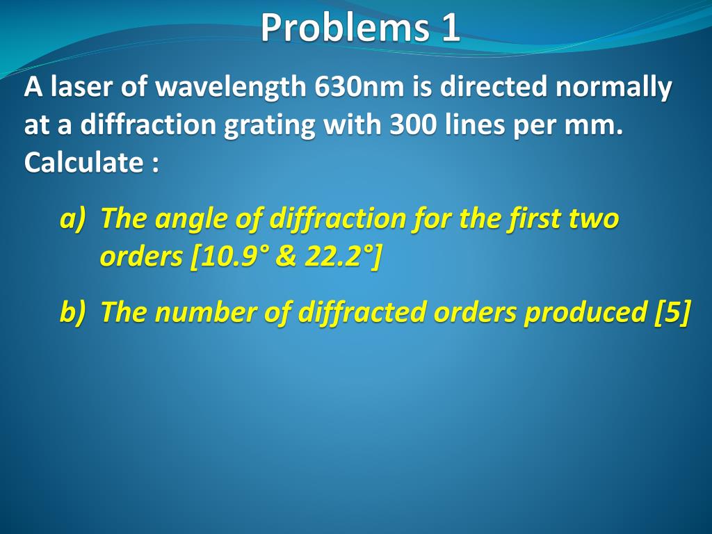 determine wavelength using diffraction grating determine wavelength using diffraction grating