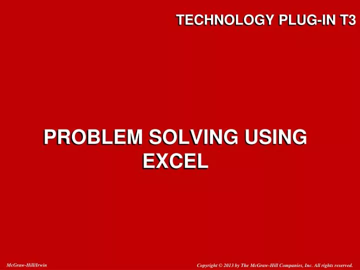 PPT - TECHNOLOGY PLUG-IN T3 PowerPoint Presentation, free download - ID ...