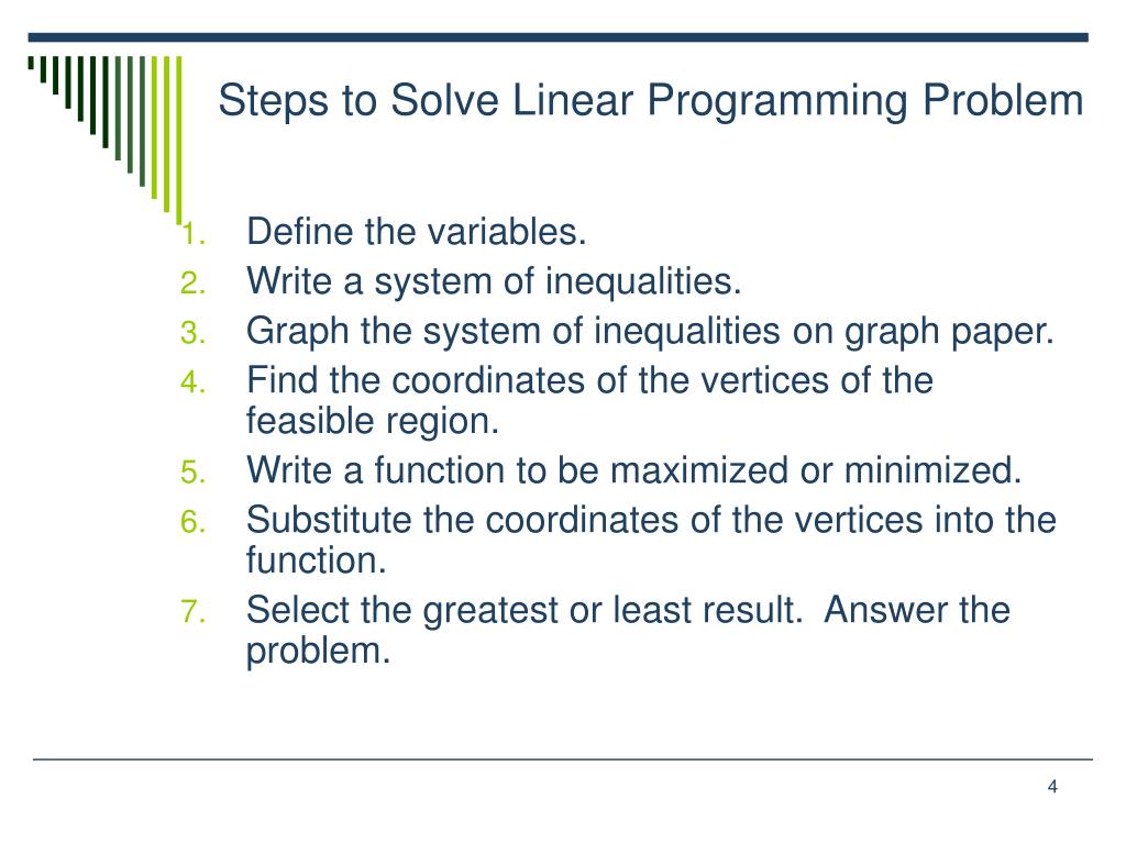 PPT - 3-4 Linear Programming PowerPoint Presentation, free download ...