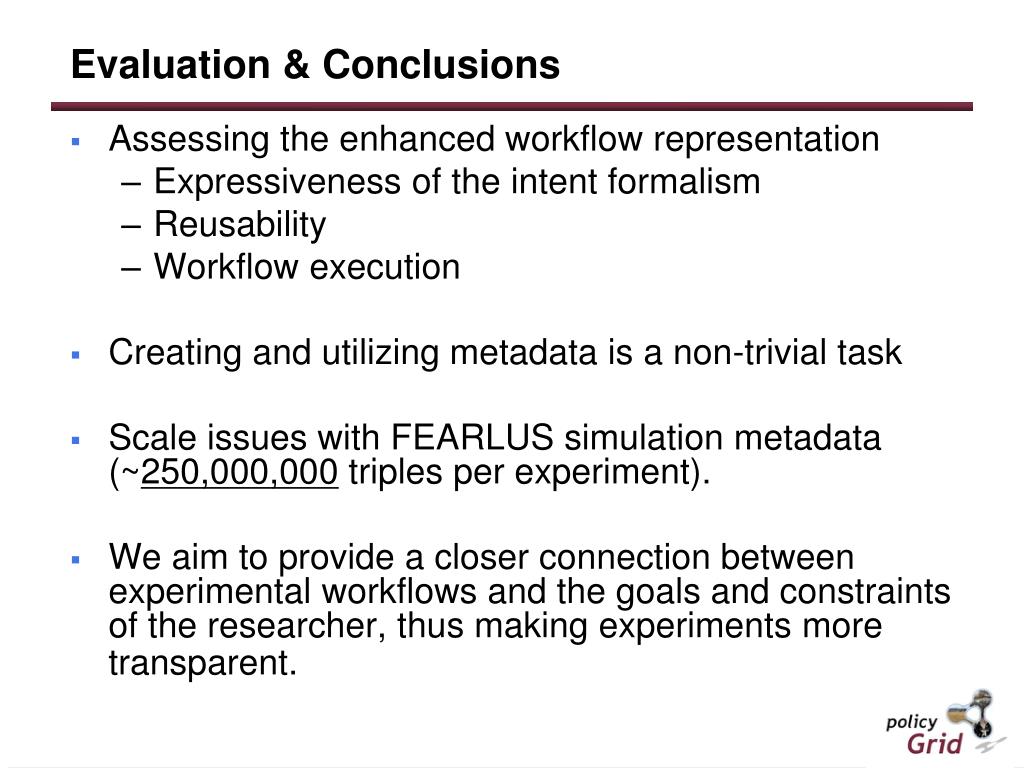 ppt-a-semantic-work-ow-mechanism-to-realise-experimental-goals-and