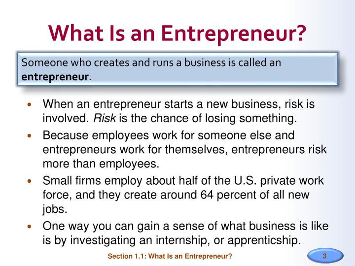 An Entrepreneur Is Best Defined As A Person Who PPT - Introduction to Entrepreneurship PowerPoint Presentation - ID:3223113