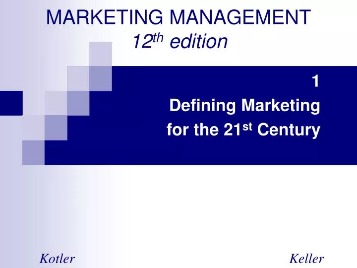 marketing management 12 th edition n.