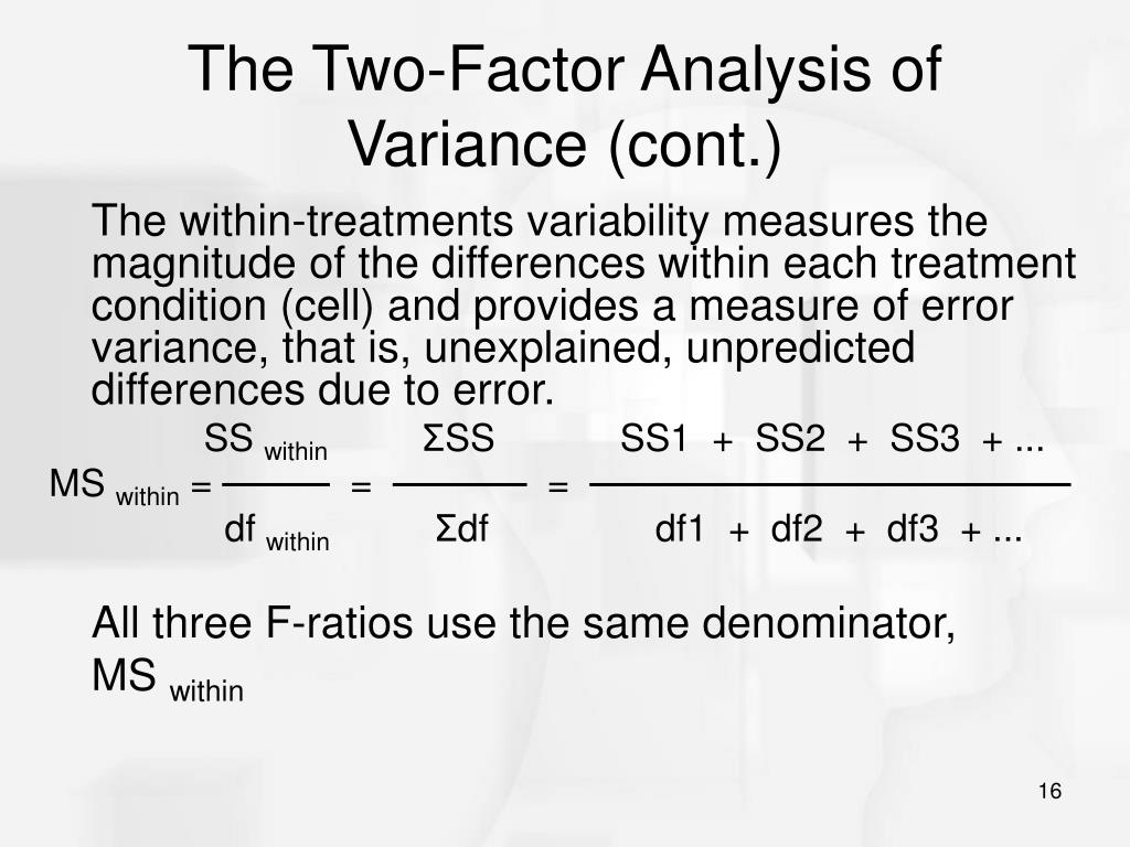 PPT Chapter 15 Two Factor Analysis Of Variance PowerPoint 