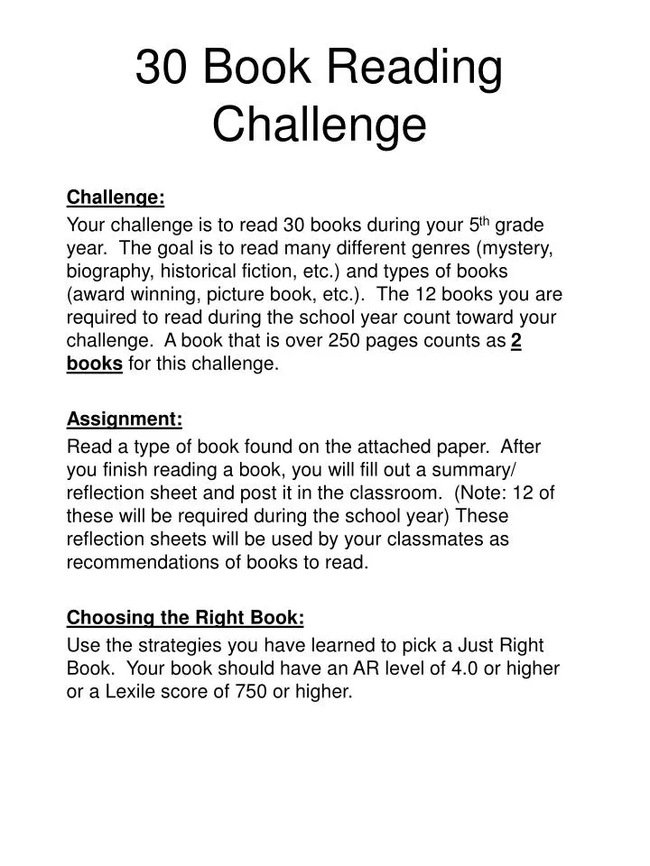 Ppt 30 Book Reading Challenge Powerpoint Presentation Free Download Id Ppt 30 Book Reading Challenge Powerpoint Presentation Free Download Id