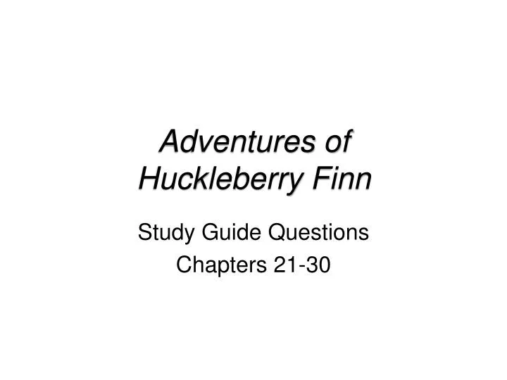 thesis huckleberry finn thesis huckleberry finn