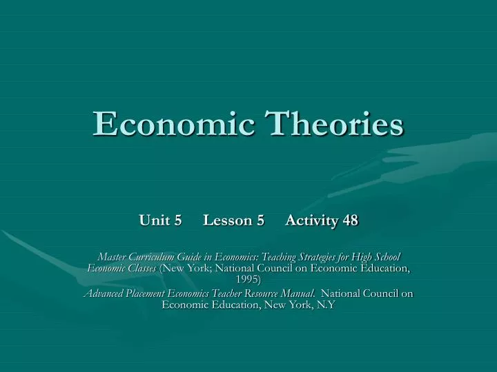 Ppt Economic Theories Powerpoint Presentation Id3224060 - 