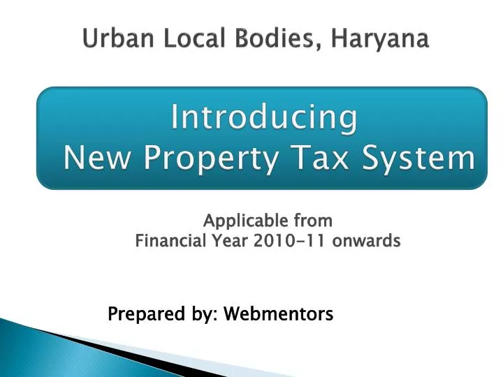 introducing new property tax system n.