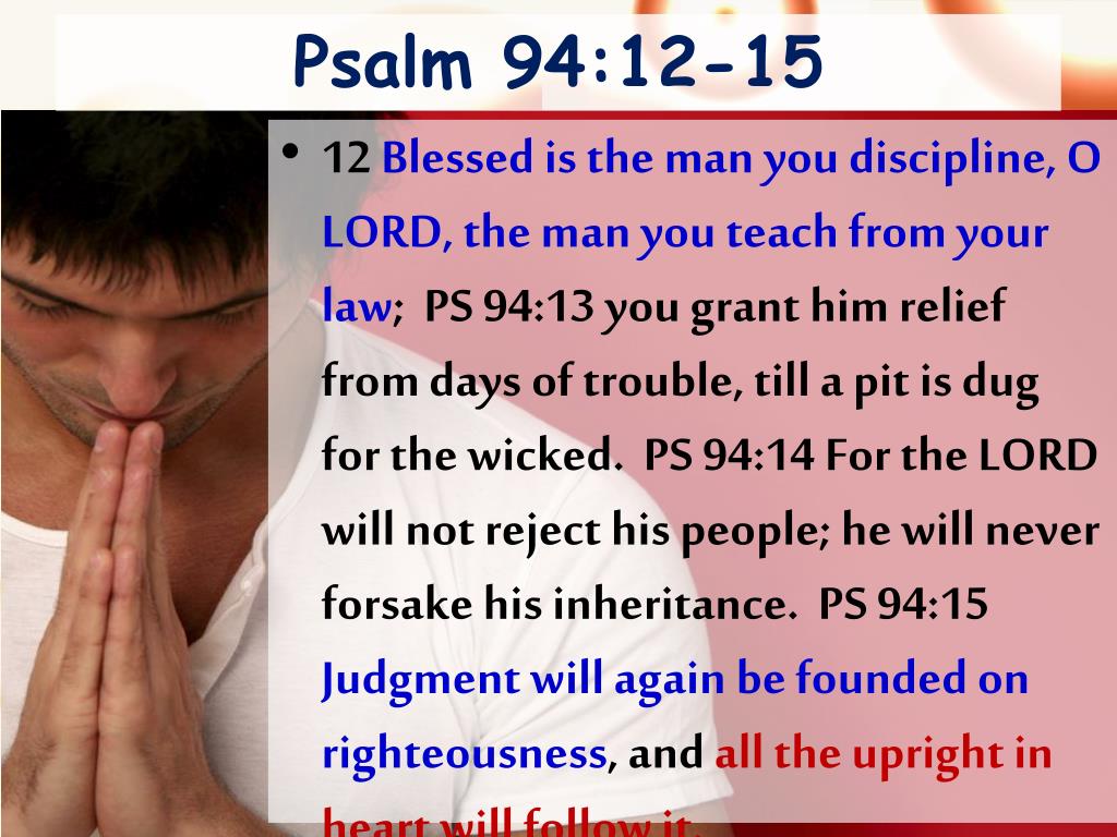 Psalm 94 12 15 Psalm 94 12 15