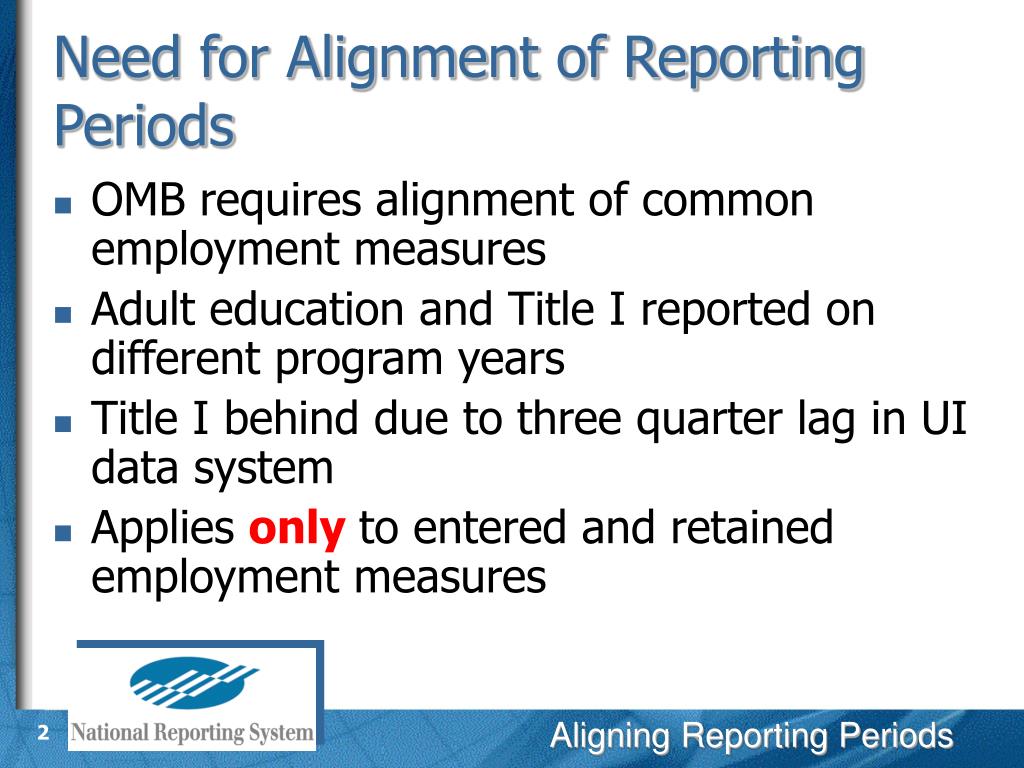 PPT - Enhancing Title I Employment Reporting Alignment Plan PowerPoint ...