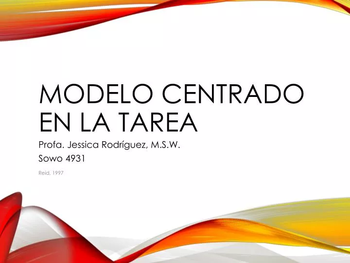 PPT - Modelo Centrado en la Tarea PowerPoint Presentation, free download -  ID:3228136