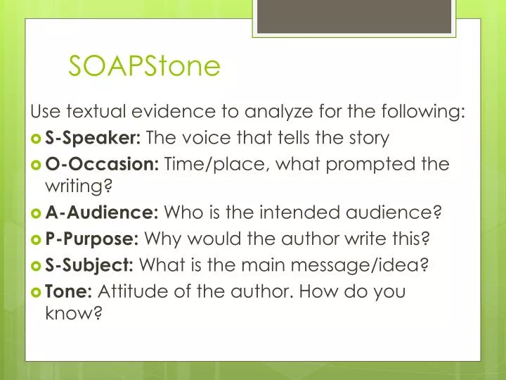 Soapstone English Handout at Faye Johnson blog