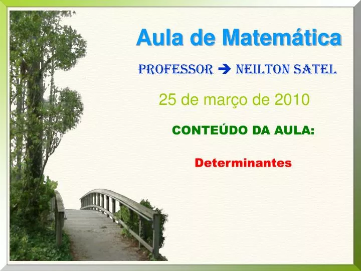 PPT - Aula De Matemática PowerPoint Presentation, Free Download - ID ...