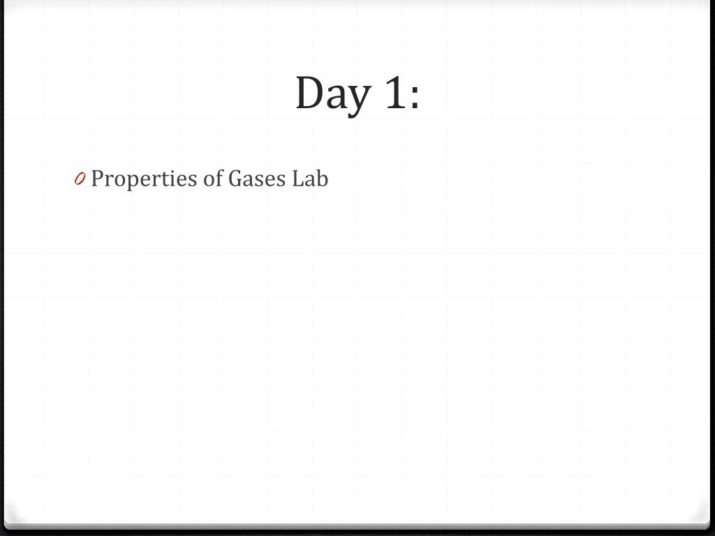 properties of gases lab