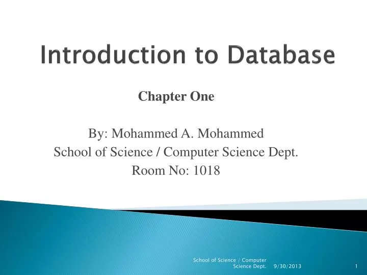 Ppt introduction to database powerpoint presentation free download
