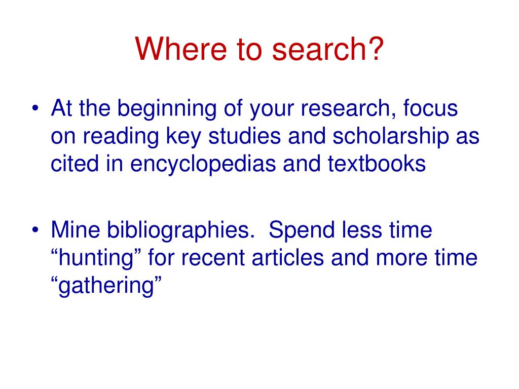 where to search research papers