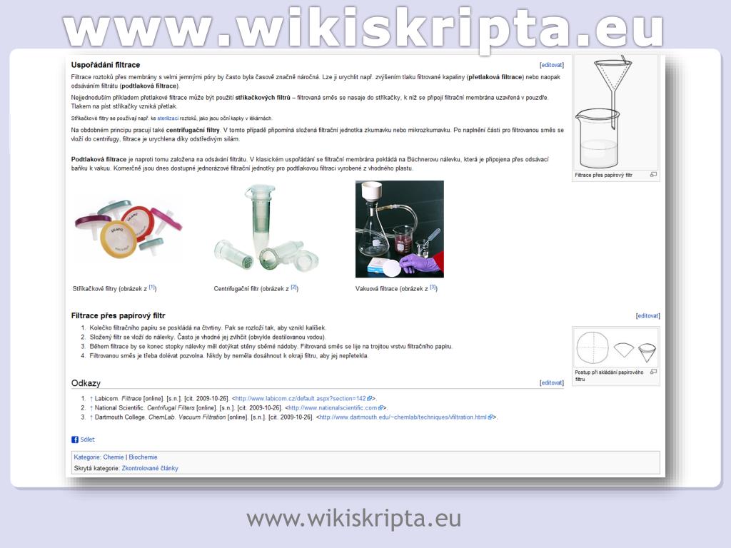 PPT - WikiSkripta otevřený projekt v medicínském vzdělávání PowerPoint ...