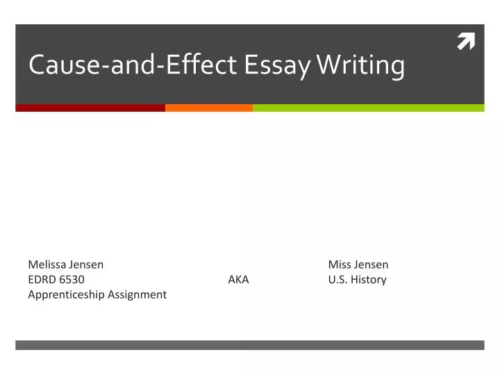 how to write a cause and effect essay powerpoint