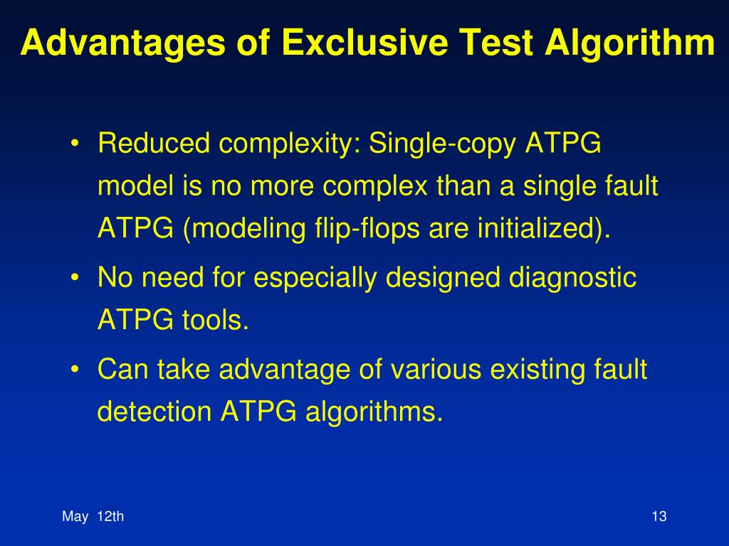 PPT - Diagnostic Test Generation and Fault Simulation Algorithms for  Transition Faults PowerPoint Presentation - ID:3236385
