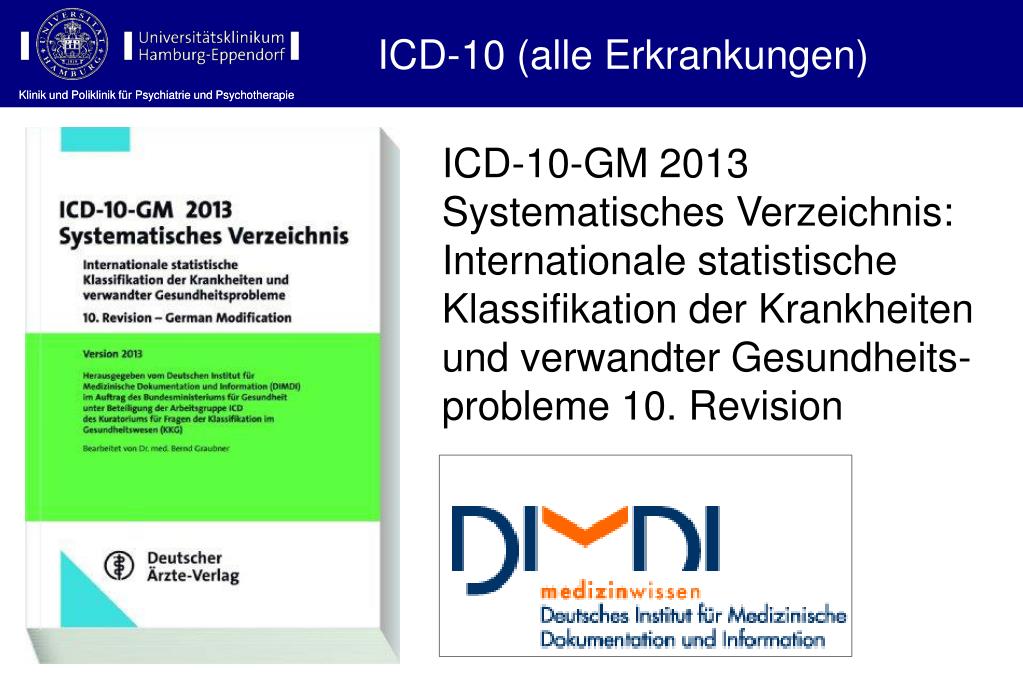 Icd-10 Psychische Störungen übersicht PPT - Diagnostik und Klassifikation psychischer Störungen (ICD-10, DSM
